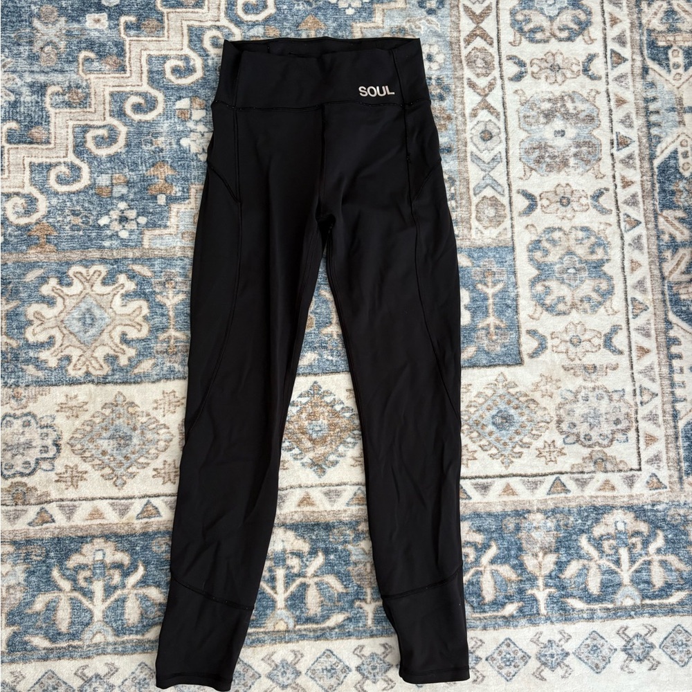lululemon x soul cycle collab Black Leggings